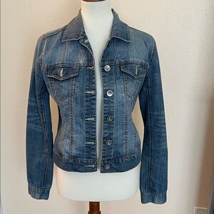 British Khaki Classic Blue Jean Jacket